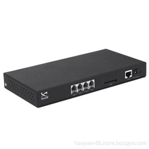 Free Phone System 4-port IP PBX with Password Protection for Conference Room
